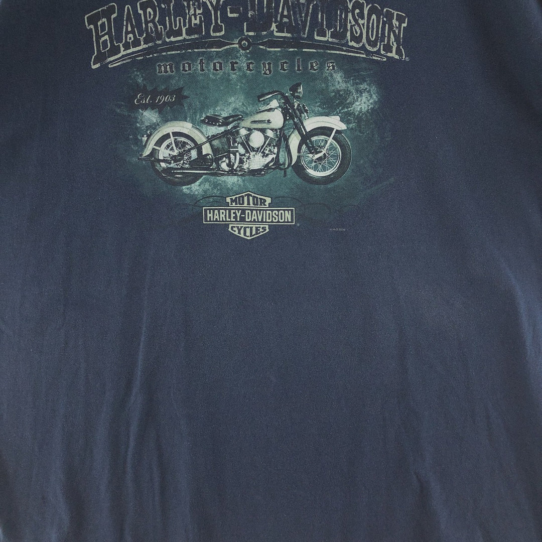 00'S Harley-Davidson Double-sided Print Motorcycle Bike T-Shirt Men's XXL /eaa381867