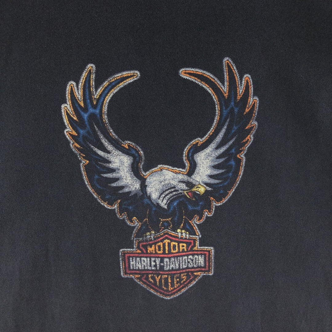 90'S Harley Davidson Eagle Pattern Motorcycle Bike T-shirt Made in USA Men's XL Vintage /eaa381876