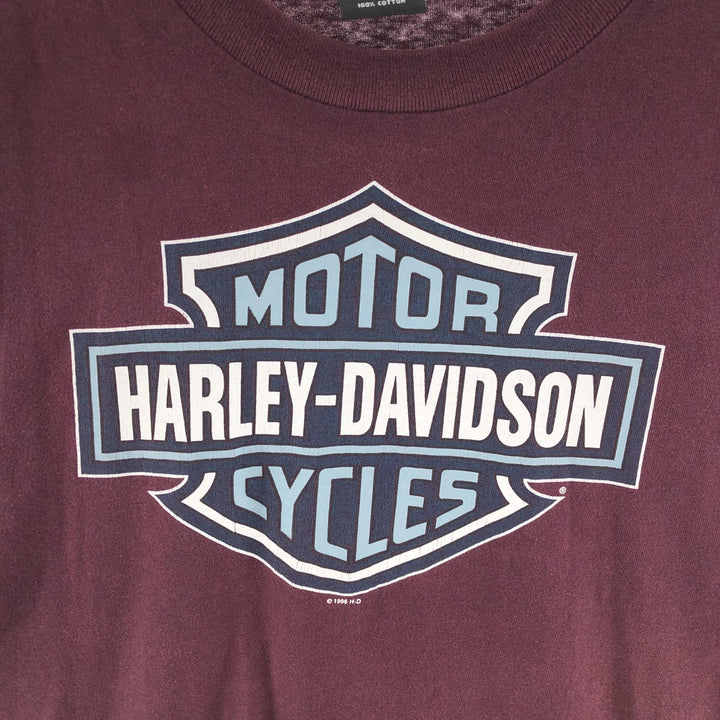 90'S Harley Davidson double-sided print motorcycle bike T-shirt made in USA men's XL vintage /eaa381928