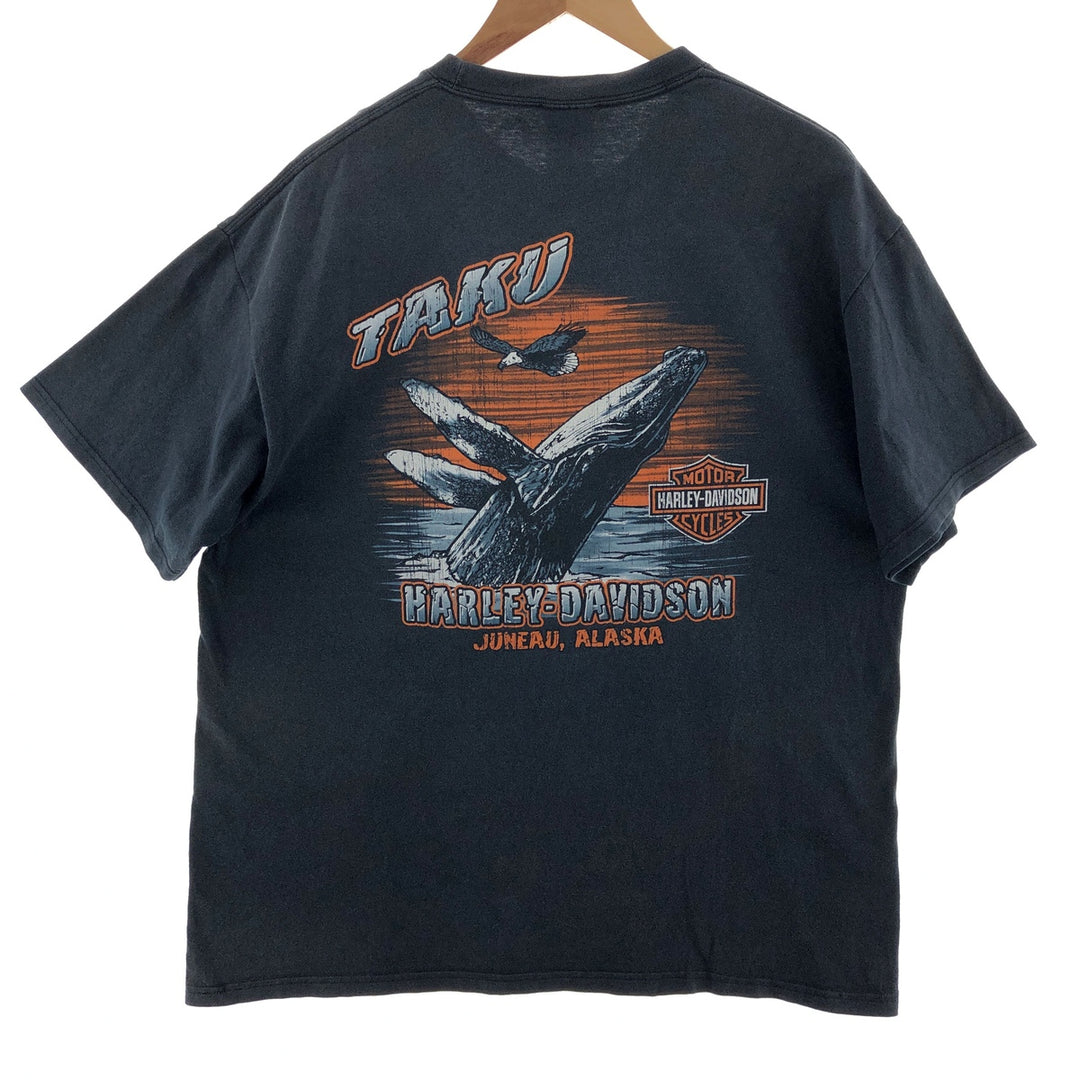 Harley Davidson Double-Sided Print Motorcycle Bike T-Shirt Men's XL /eaa381939