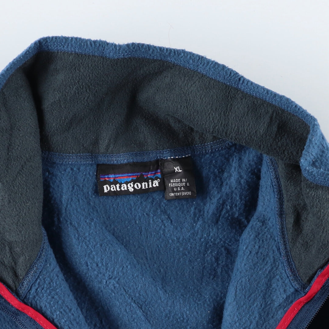 90'S Patagonia Snowless Tag Half Zip Fleece Pullover Made in USA Men's XL /eaa381970