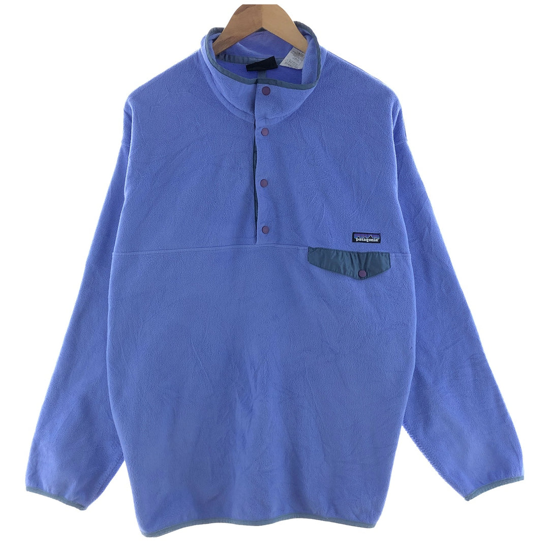 Patagonia SYNCHILLA Snap-T Half-Snap Fleece Pullover Made in Canada Men's XL /eaa381987