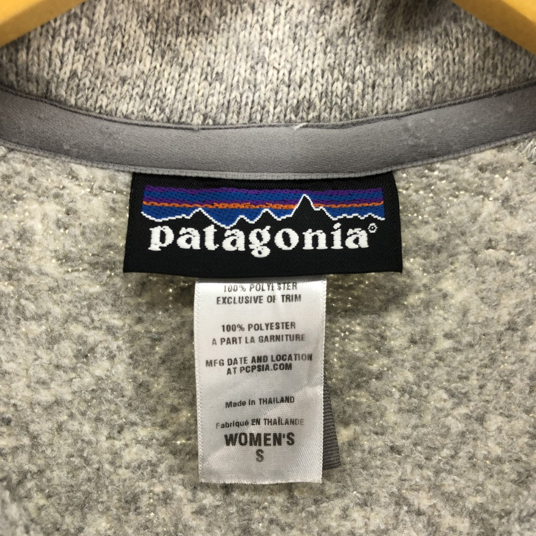 Patagonia Better Sweater 1/4 Zip 25616FA12 Half Zip Fleece Pullover Women's S Size /eaa381988