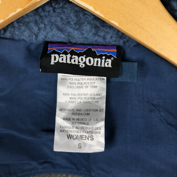 Patagonia Retro-X Vest 23081FA14 Fleece Vest, Women's Size Small polyester blue type Vintage Second Hand