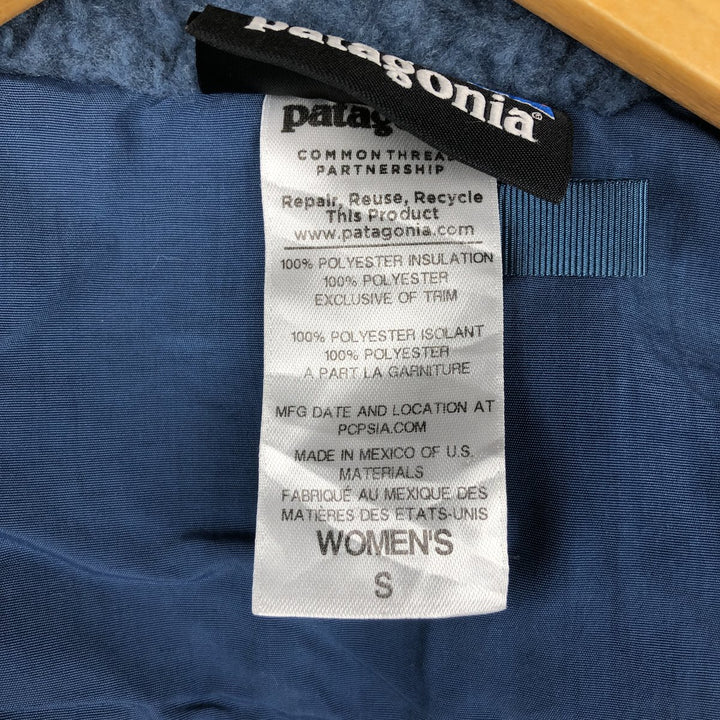 Patagonia Retro-X Vest 23081FA14 Fleece Vest, Women's Size Small polyester blue type Vintage Second Hand
