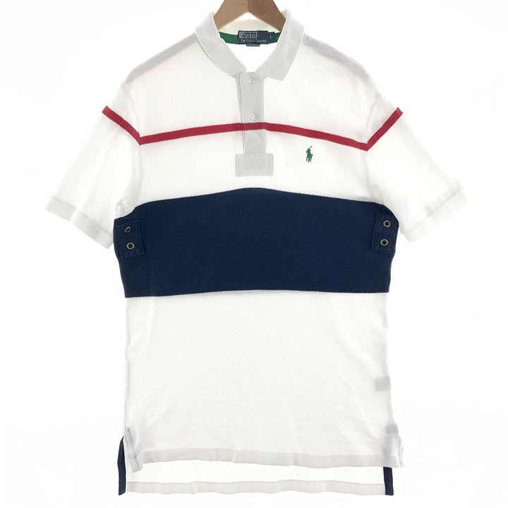 Ralph Lauren POLO by Ralph Lauren short sleeve striped polo shirt men's L /eaa382074