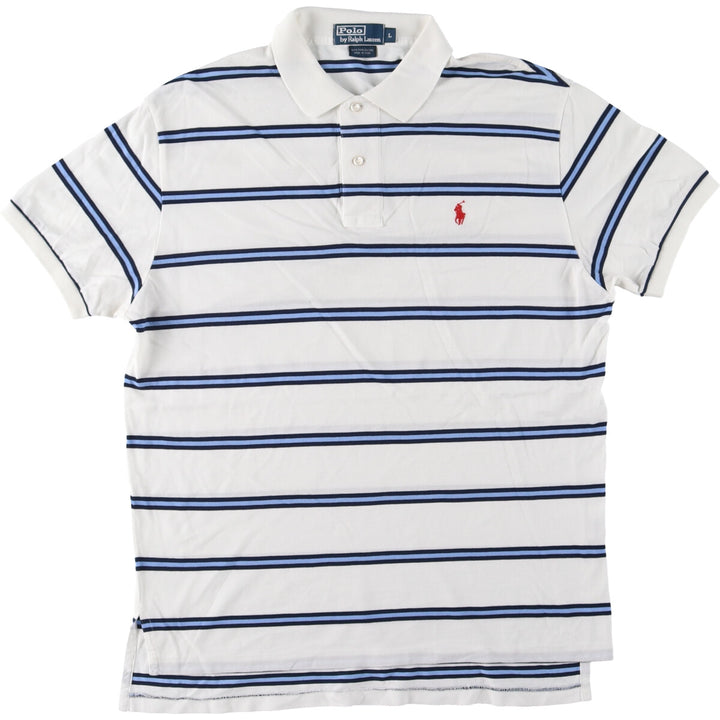 Ralph Lauren POLO by Ralph Lauren short sleeve striped polo shirt men's L /eaa382101