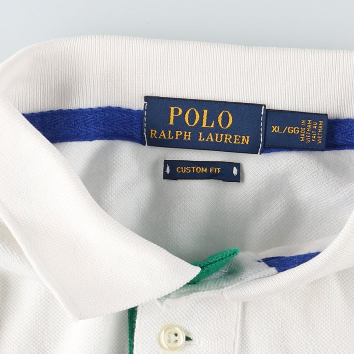 Ralph Lauren POLO RALPH LAUREN CUSTOM FIT Big Pony Short Sleeve Polo Shirt Men's XL /eaa382103