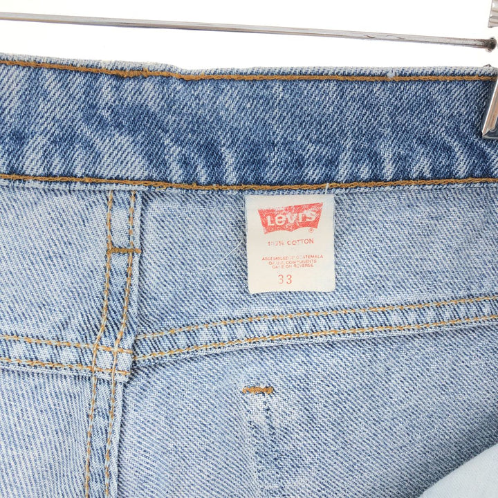 90'S Levi's 550 denim shorts, half pants, men's size W33, vintage / eaa382130