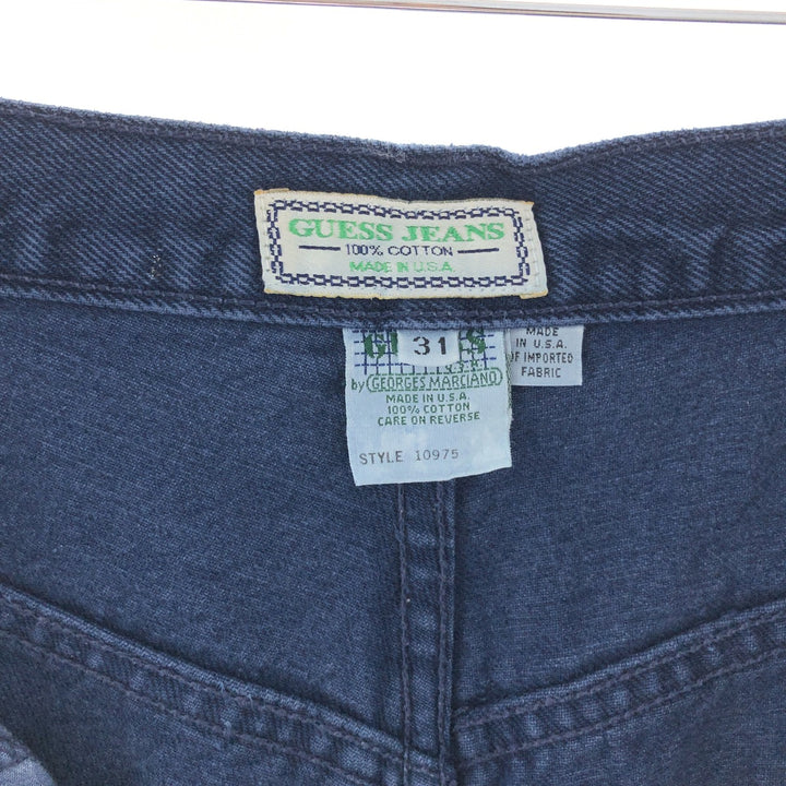 90'S Guess Jeans denim shorts, half pants, made in USA, men's w30, vintage /eaa382136