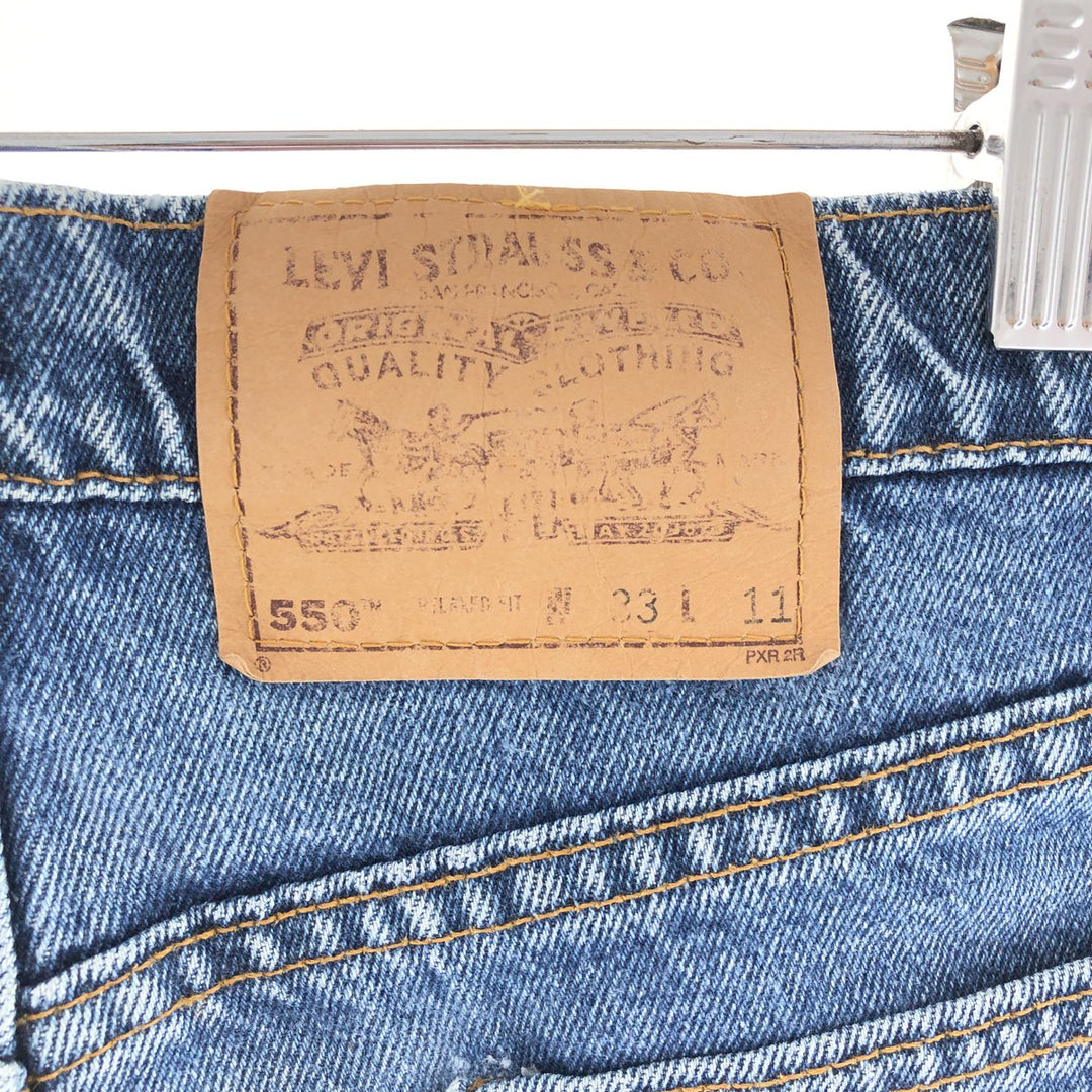 90'S Levi's 550 Relaxed Fit Denim Shorts, Made in USA, Men's, W33, Vintage / eaa382141