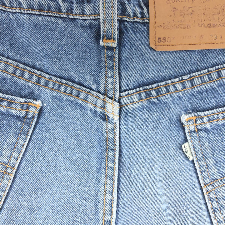 90'S Levi's 550 Relaxed Fit Denim Shorts, Made in USA, Men's, W33, Vintage / eaa382141