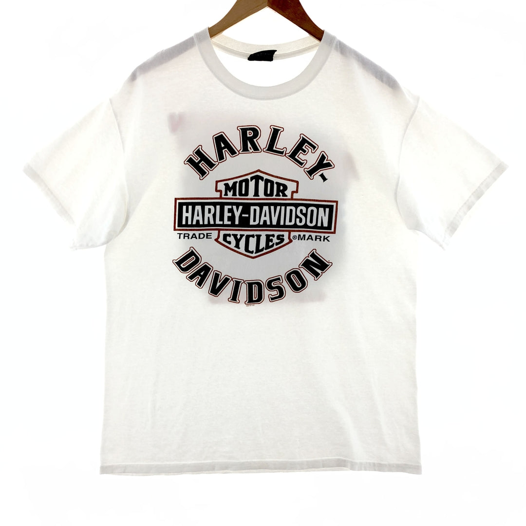 Harley Davidson Eagle Pattern Double-sided Print Triple Print Motorcycle Bike T-Shirt Men's M /eaa382145