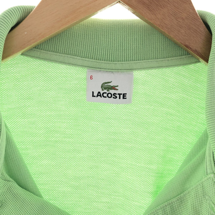 Lacoste LACOSTE Short Sleeve Polo Shirt 6 Men's XL /eaa382167