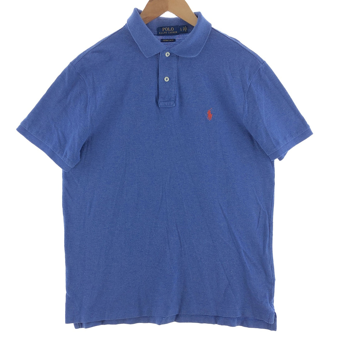 Ralph Lauren POLO RALPH LAUREN CUSTOM SLIM FIT short sleeve polo shirt men's L /eaa382181