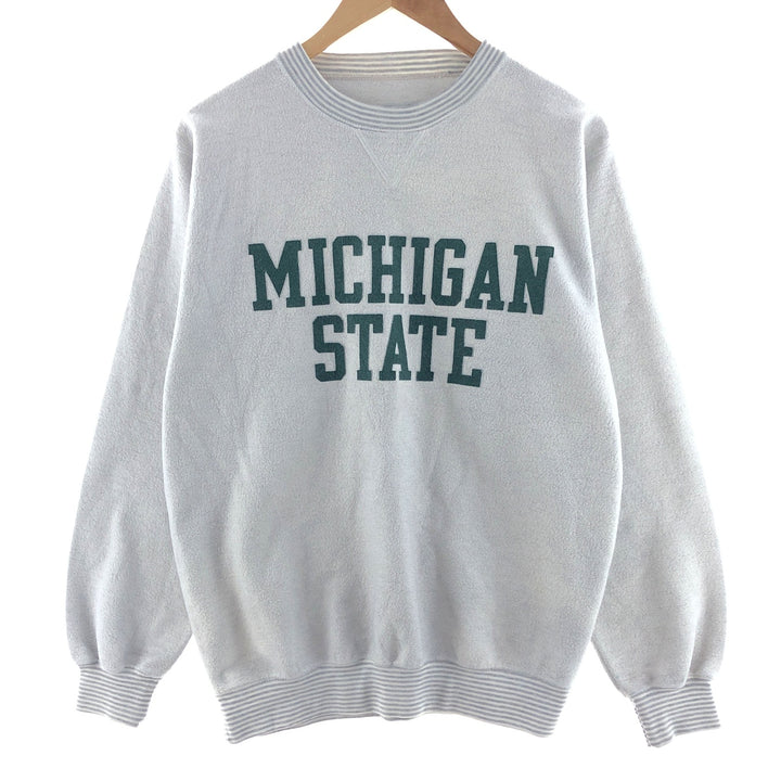 GEAR MICHIGAN STATE Michigan State University Brushed Surface College Sweatshirt Sweatshirt Men's L /eaa382221