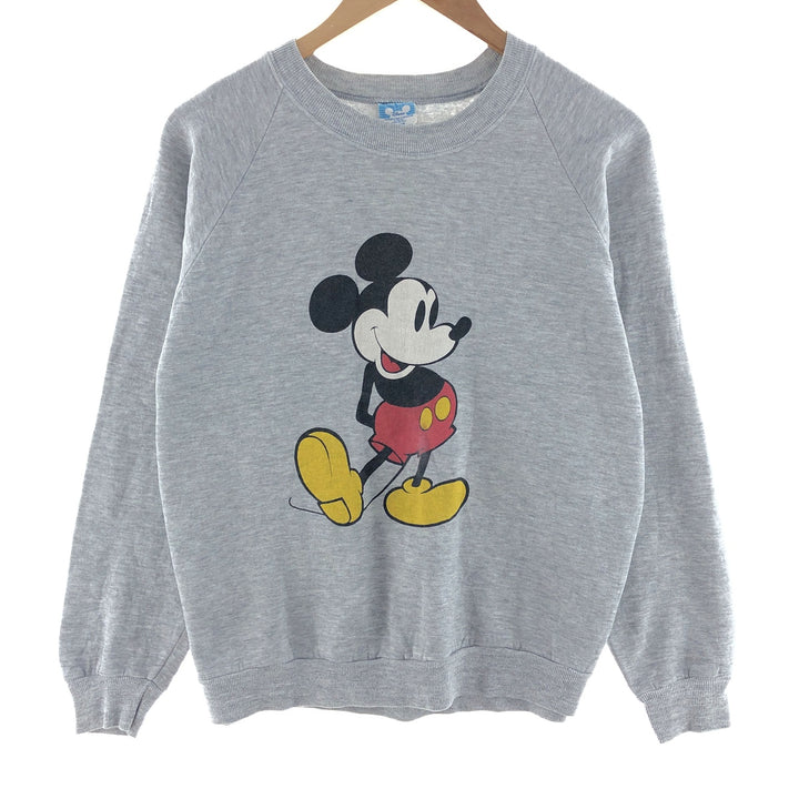 80'S Disney MICKEY MOUSE Mickey Mouse character sweatshirt, made in USA, women's L, vintage /eaa382225