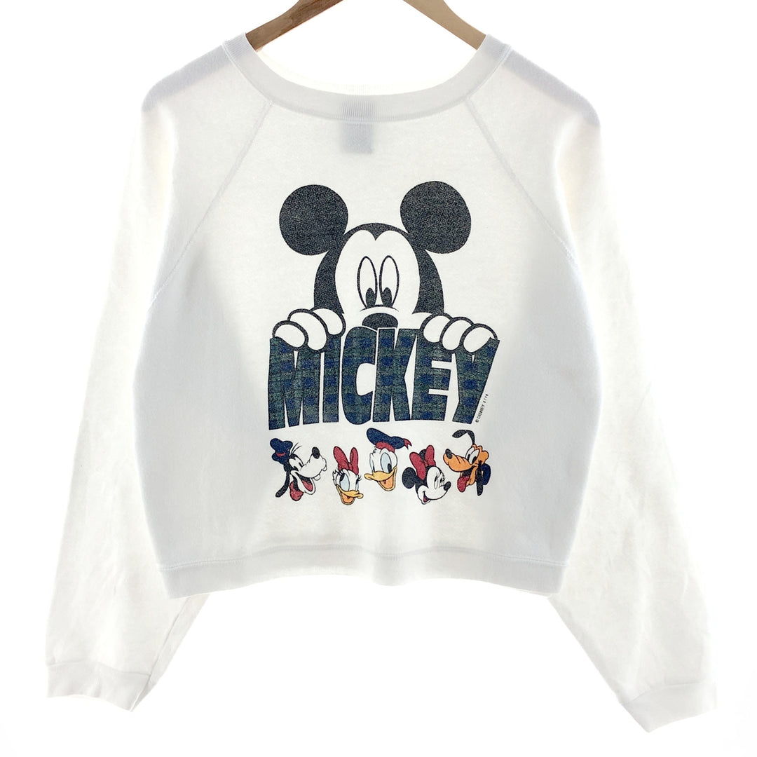 90'S Disney MICKEY MOUSE Mickey Mouse character sweatshirt, made in USA, women's M, vintage /eaa382228