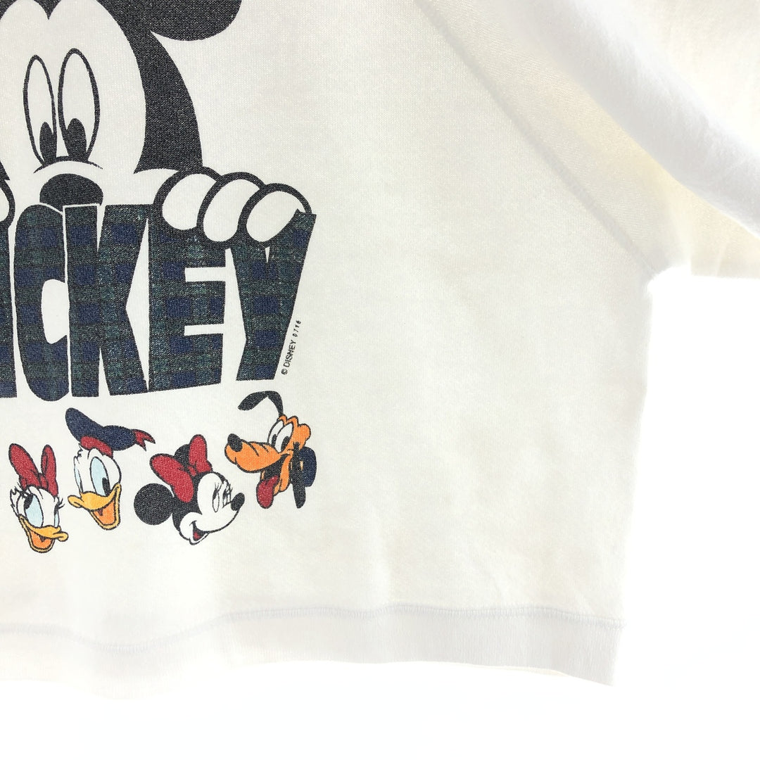 90'S Disney MICKEY MOUSE Mickey Mouse character sweatshirt, made in USA, women's M, vintage /eaa382228