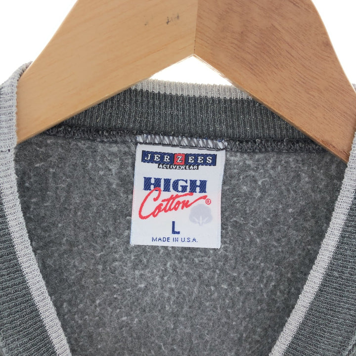 90'S Jerzees Plain Blank Sweatshirt Trainer Made in USA Men's L Vintage /eaa382239