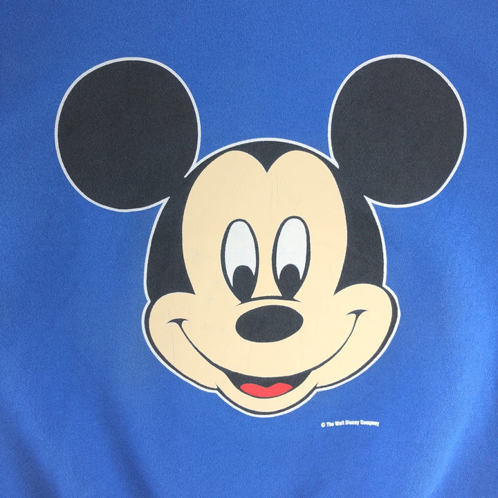 90'S Hanes MICKEY MOUSE Mickey Mouse character sweatshirt, made in USA, men's L /eaa382246