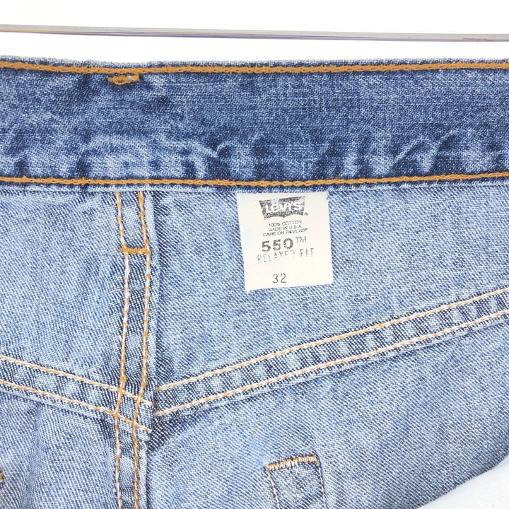 00'S Levi's 550 Relaxed Fit Denim Shorts Shorts Made in USA Men's w31 /eaa382279