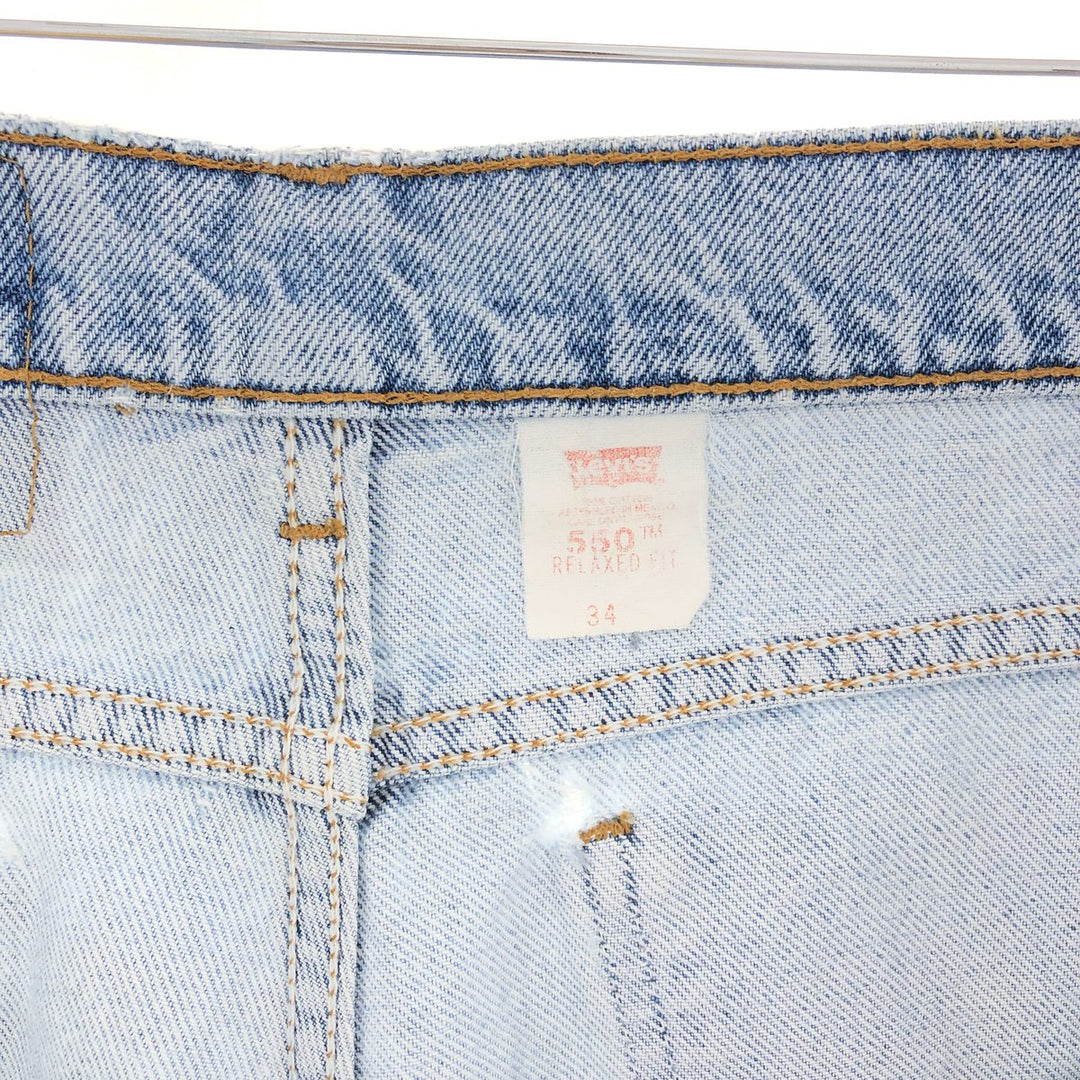 90'S Levi's 550 Relaxed Fit Denim Shorts, Half Pants, Men's, W34, Vintage / eaa382280