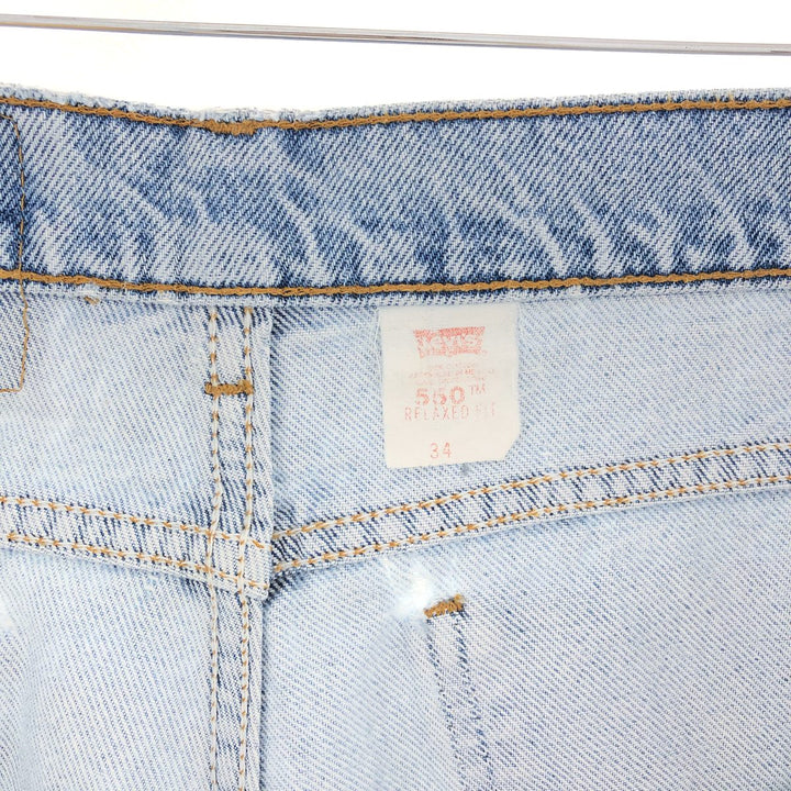 90'S Levi's 550 Relaxed Fit Denim Shorts, Half Pants, Men's, W34, Vintage / eaa382280