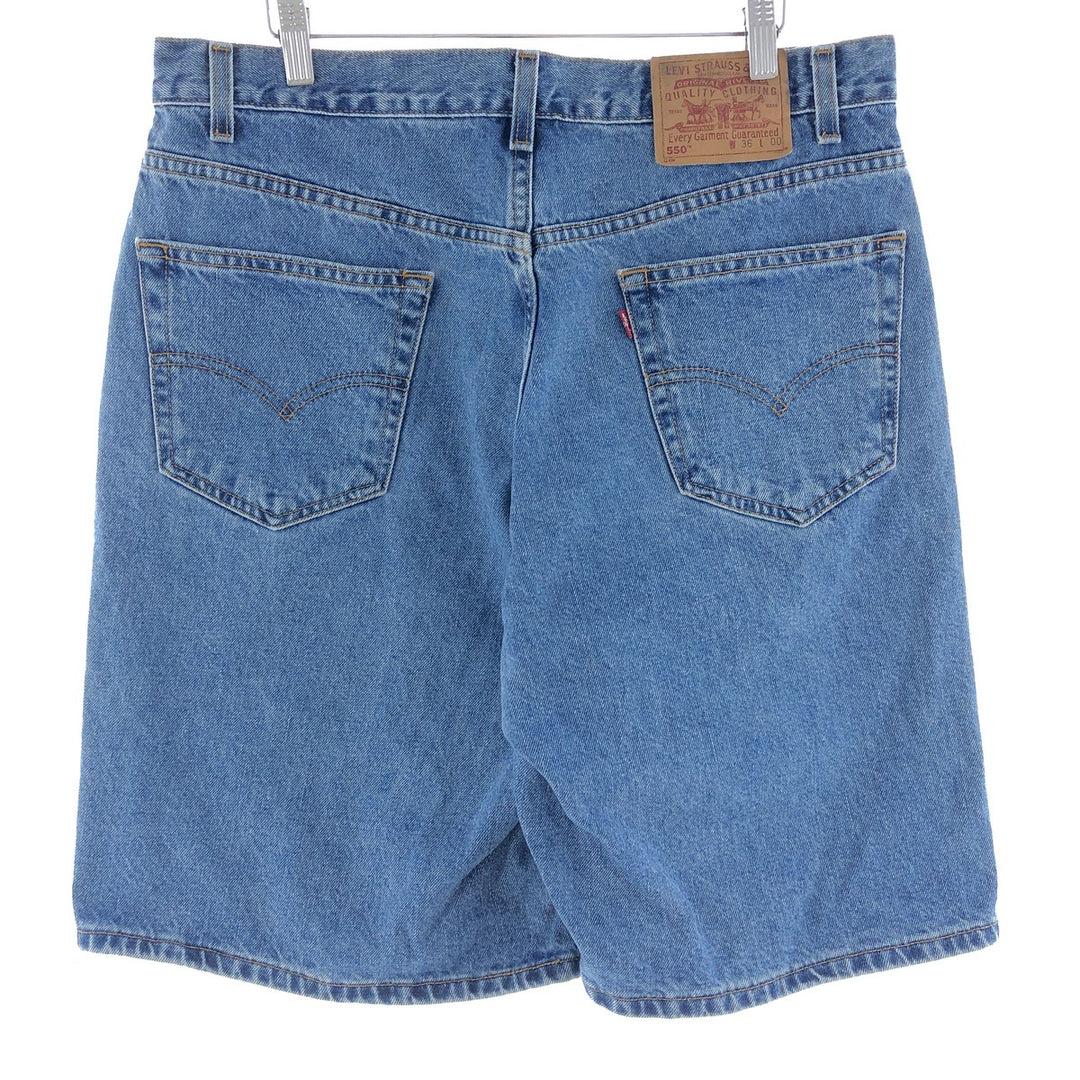 00'S Levi's 550 Relaxed Fit 00 Length Denim Shorts Men's W36 / eaa382307