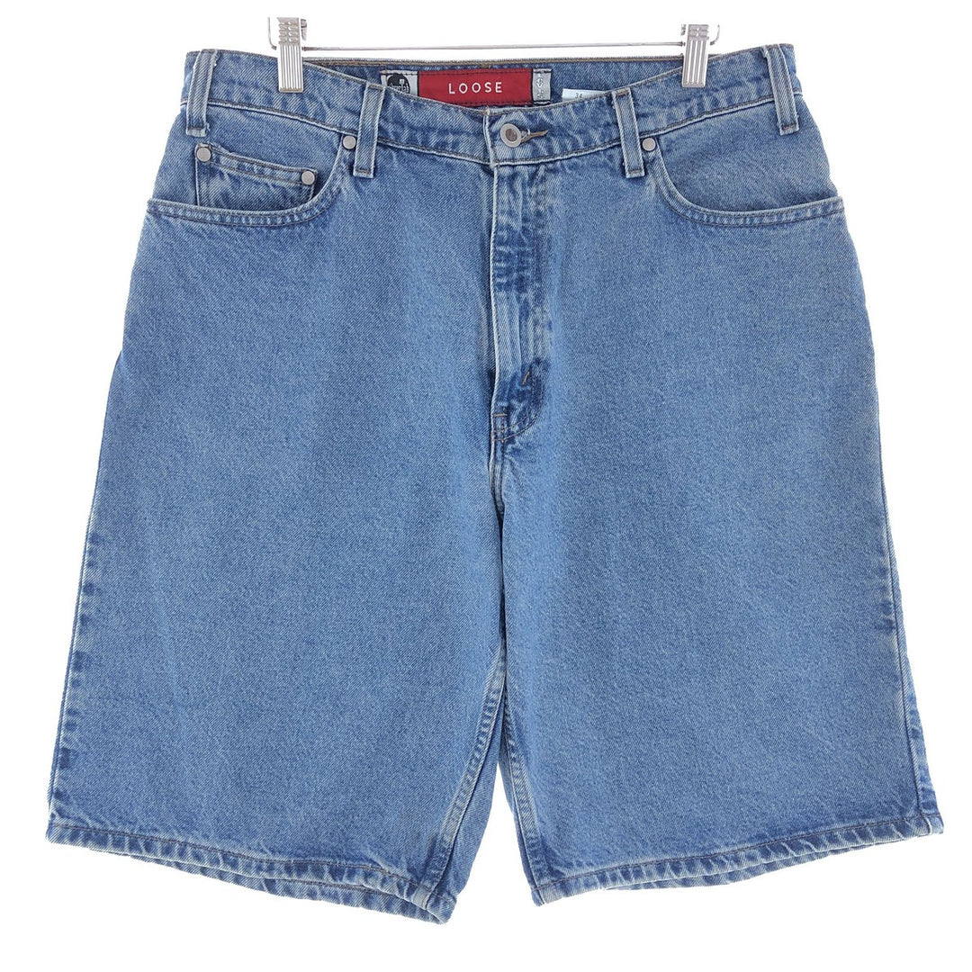 90'S Levi's SILVER TAB LOOSE denim shorts, half pants, men's size 34, vintage / eaa382316