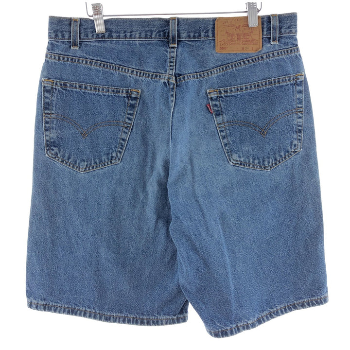 90'S Levi's 550 Relaxed Fit Denim Shorts, Men's, W34, Vintage / eaa382377