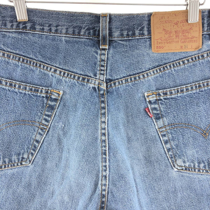 90'S Levi's 550 Relaxed Fit Denim Shorts, Men's, W34, Vintage / eaa382377