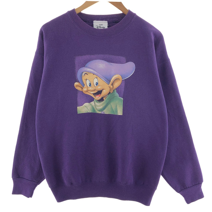 90'S Disney THE DISNEY STORE Seven Dwarfs Dopey Character Sweatshirt Trainer Made in USA Men's L Vintage /eaa382402