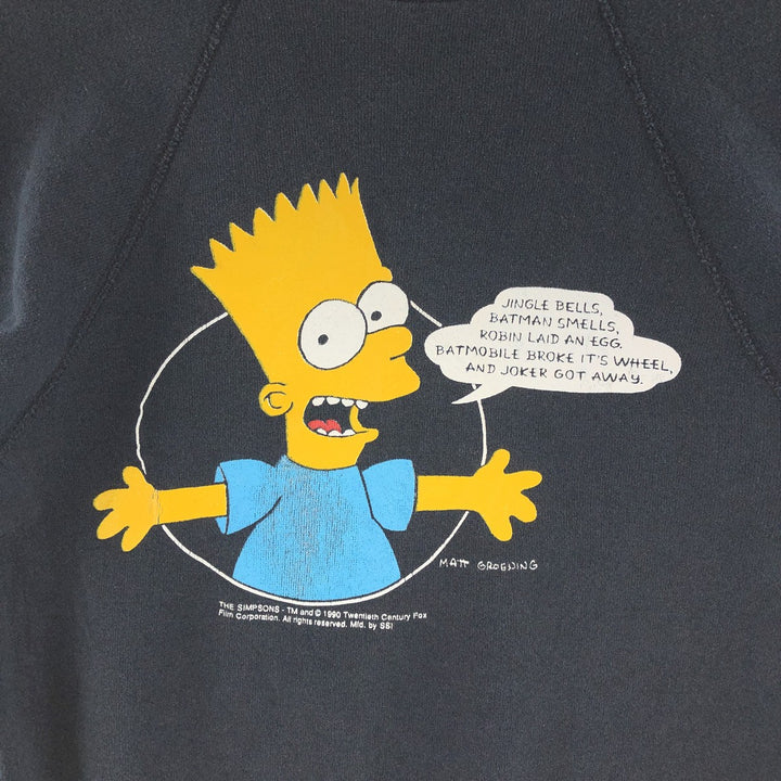 90'S TULTEX THE SIMPSONS The Simpsons Character Sweatshirt Trainer Made in USA Women's M Vintage /eaa382423