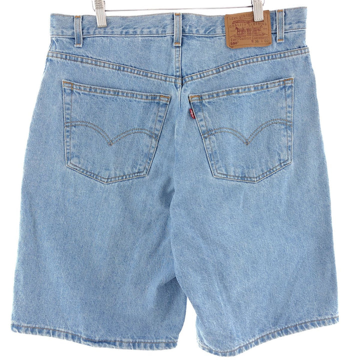 90'S Levi's 560 LOOSE FIT denim shorts, half pants, men's w37 vintage / eaa382439