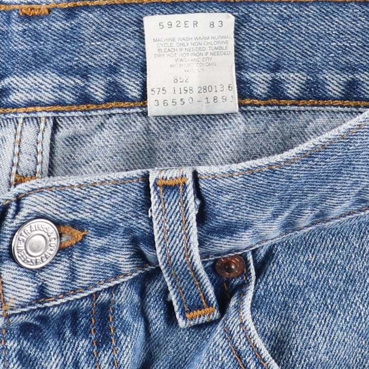 90'S Levi's 550 Relaxed Fit Denim Shorts, Made in USA, Men's, W32, Vintage / eaa382470