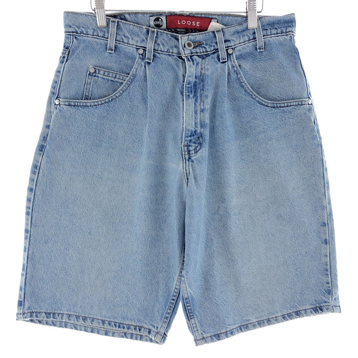 90'S Levi's SILVER TAB LOOSE denim shorts, half pants, men's size 33, vintage / eaa382480