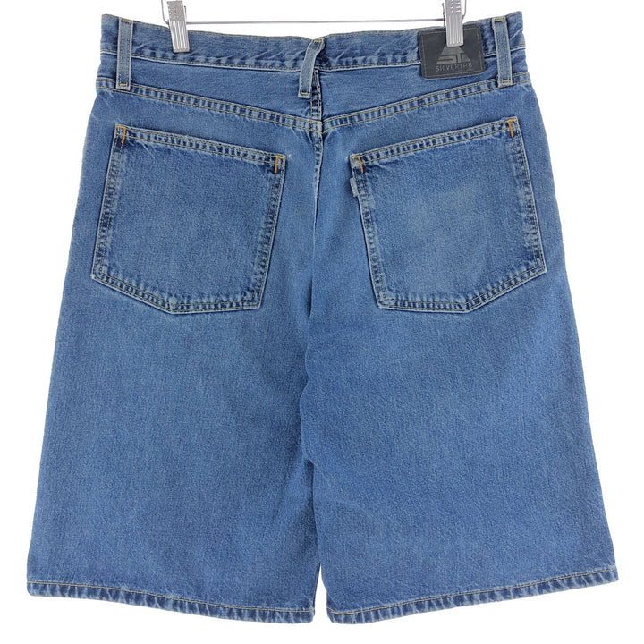 90'S Levi's SILVER TAB LOW LOOSE denim shorts, half pants, men's size 34, vintage / eaa382482