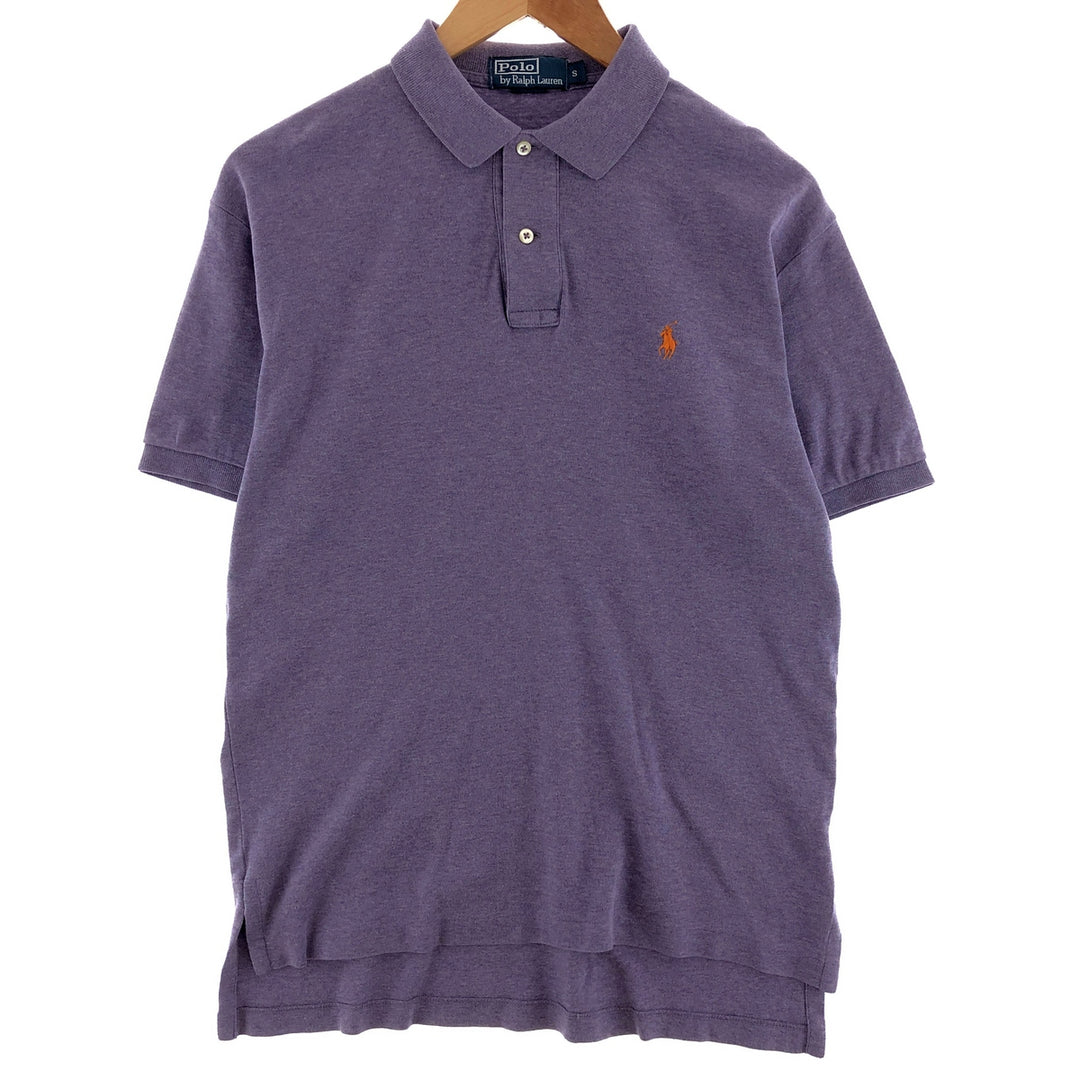 Ralph Lauren POLO by Ralph Lauren short sleeve polo shirt, men's size S cotton purple type Vintage Second Hand