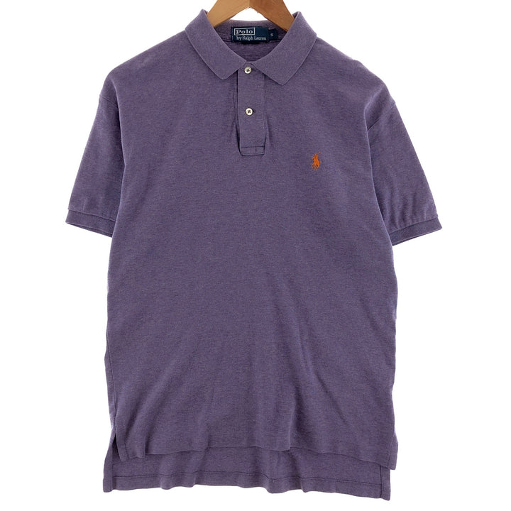 Ralph Lauren POLO by Ralph Lauren short sleeve polo shirt, men's size S cotton purple type Vintage Second Hand