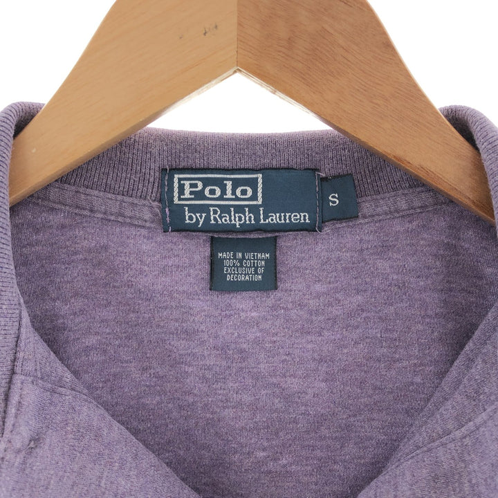Ralph Lauren POLO by Ralph Lauren short sleeve polo shirt, men's size S cotton purple type Vintage Second Hand