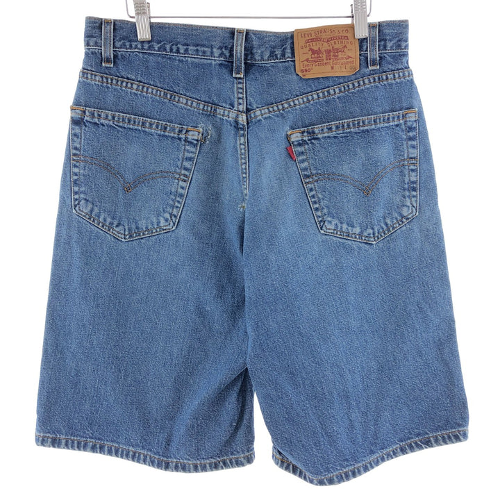 90'S Levi's 550 Relaxed Fit Denim Shorts, Half Pants, Men's, W32, Vintage / eaa382531