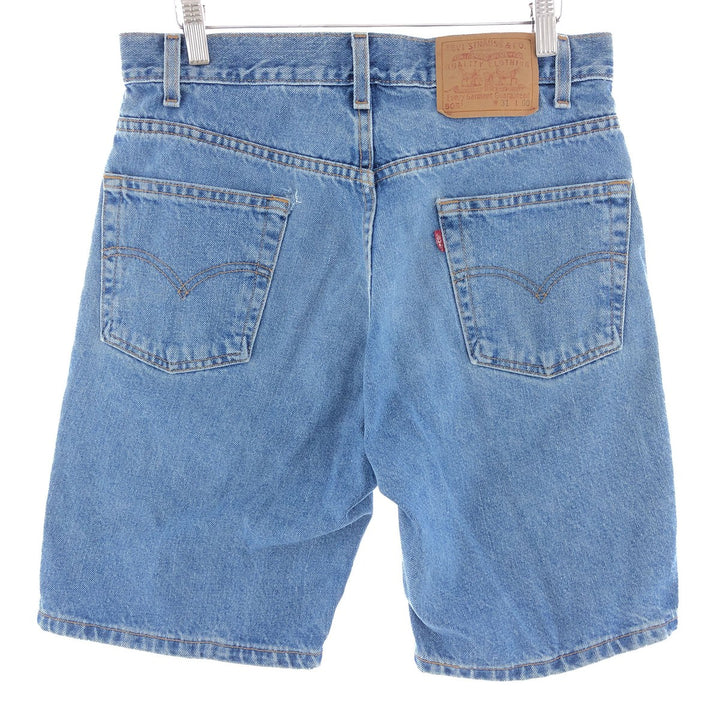 00'S Levi's 505 REGULAR FIT denim shorts for men, size w30 / eaa382536