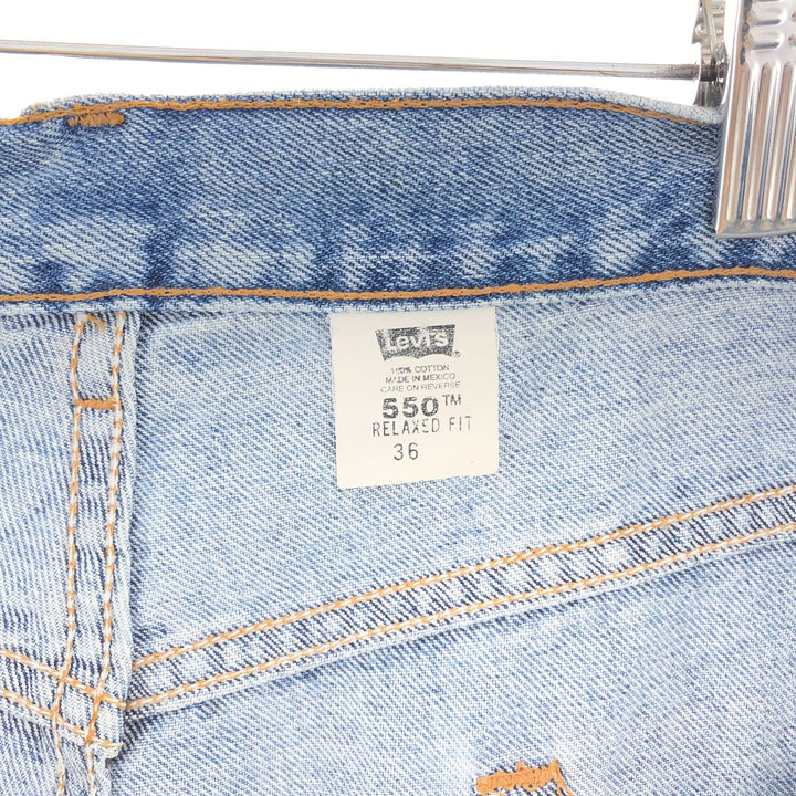 00'S Levi's 550 Relaxed Fit Denim Shorts, Men's, W36 / eaa382557
