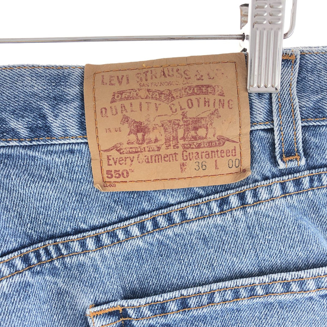 00'S Levi's 550 Relaxed Fit Denim Shorts, Men's, W36 / eaa382557