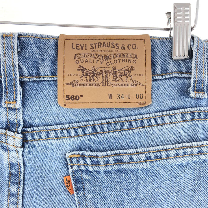 90'S Levi's 560 denim shorts, half pants, made in USA, men's w33, vintage /eaa382633