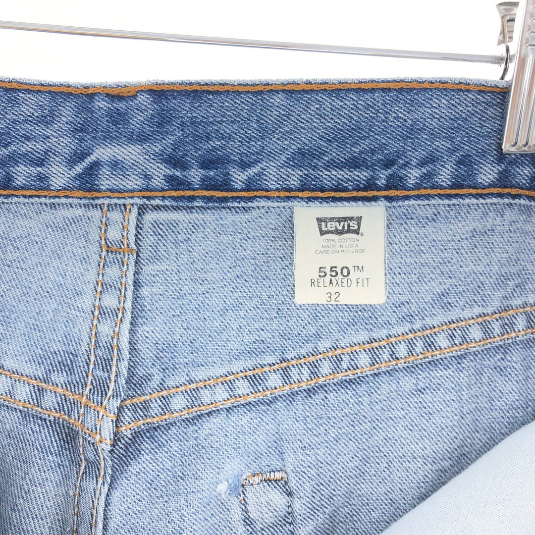 90'S Levi's 550 Relaxed Fit Denim Shorts, Made in USA, Men's, W31, Vintage / eaa382642