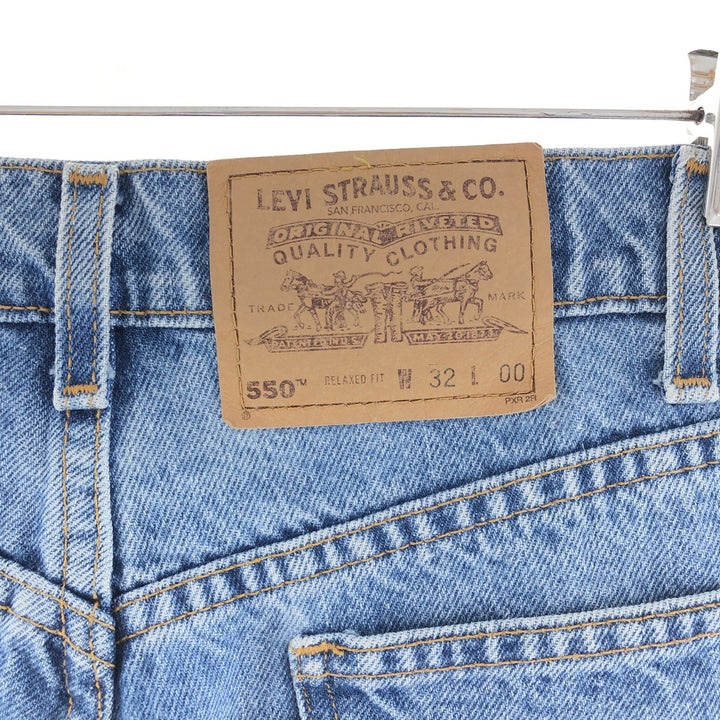 90'S Levi's 550 Relaxed Fit Denim Shorts, Half Pants, Men's, W31, Vintage / eaa382683