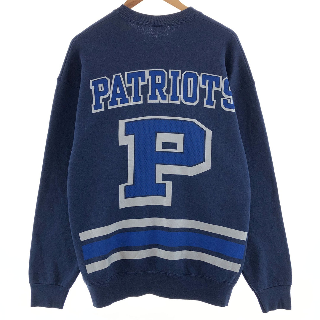 90'S SALEM NFL New England Patriots double-sided print sweatshirt, made in USA, men's XL, vintage /eaa382688