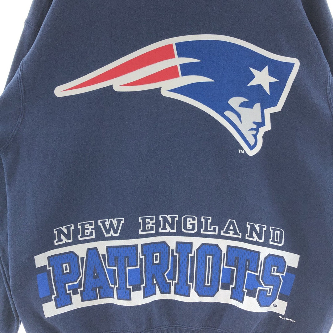 90'S SALEM NFL New England Patriots double-sided print sweatshirt, made in USA, men's XL, vintage /eaa382688